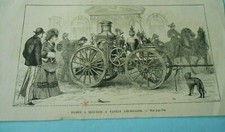 Gravure 1872 - Pompe à