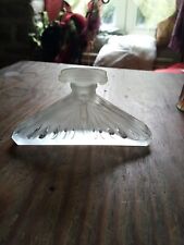 SOMPTUEUX FLACON CRISTAL ART DECO ViDE 10 CM (11)