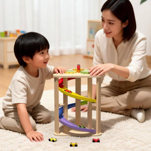 Toboggan voitures bois - toboggan,