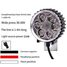 Phare 69 DEL pour vélo