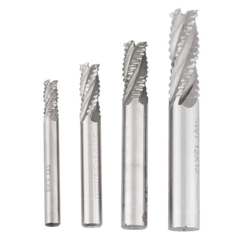 4pcs fraise flûtes hss - 4,
