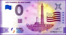LES PHARES DE BRETAGNE / BILLET 0 € / NULL EURO-SCHEIN / UEMW 2021-10