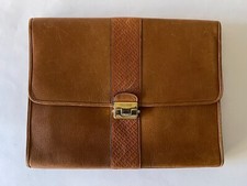 Porte documents Nina Ricci   en cuir années 60 / 70 vintage mode 