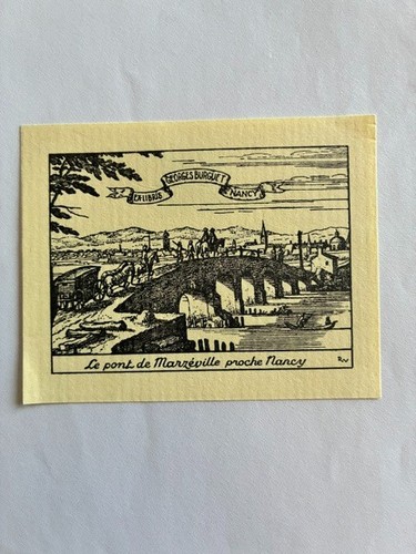 Libris burguet georges - ex-libris,