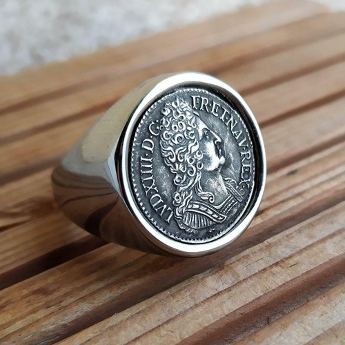Bague chevalière louis xiiii - chevalière,