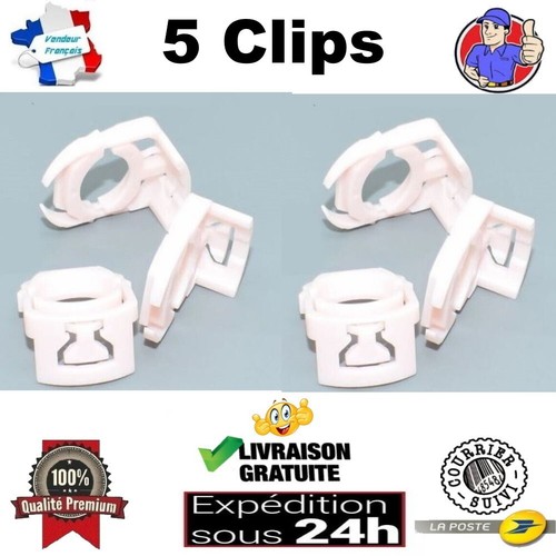 Clip fixation raccord durite - 5,