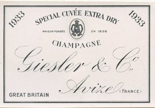 ETIQUETTE DE CHAMPAGNE / EXTRA