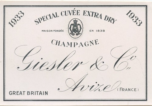 Etiquette champagne extra - champagne, /