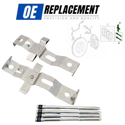 Kit montage plaquettes frein - kit,