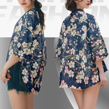 Manteau Kimono Floral Japonais