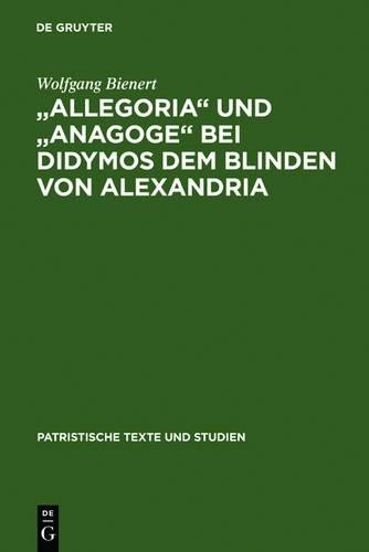 Allegoria und anagoge bei - "allegoria",