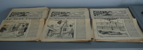 Lot journaux guignol - de,