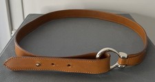 Ceinture cuir camel Virna Rizzi 85 cm  France