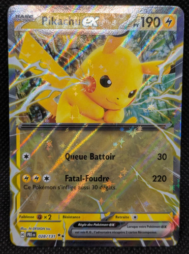 Carte pokemon pikachu - pikachu, ex