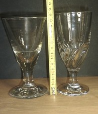 2 verres à absinthe ancien en