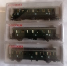 lot de 3 voitures voyageurs fleischmann n ref 8061 et 8062