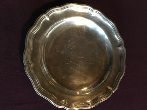 Assiette etain xviiième - assiette,