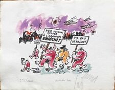 CAVANNA  lithographie originale signée numérotée année 2000