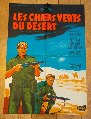 Les chiens verts - chiens, desert