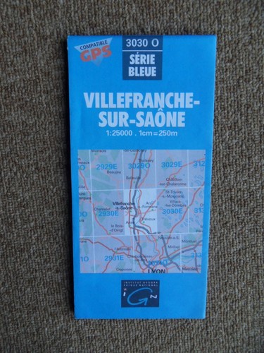 524 carte ign série - série, bleue