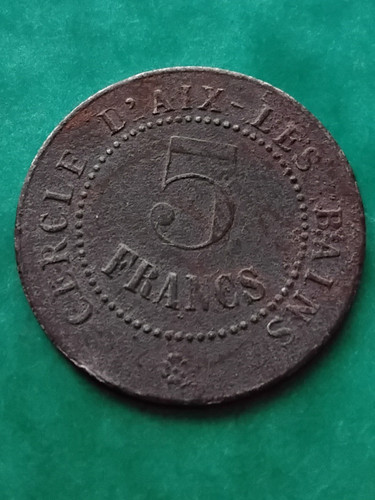 Jeton monnaie francs casino - jeton,