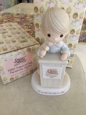Precious Moments Collectors Club Figurine 1983 LET US CALL THE CLUB TO ORDER EUC