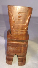 ANCIEN BELLE STATUETTE FIGURINE TIKI ILES MARQUISES POLYNESIE PACIFIQUE en bois