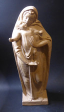 Grande reproduction en plâtre, Vierge Atelier moulage Musée du Louvre, 37 cm