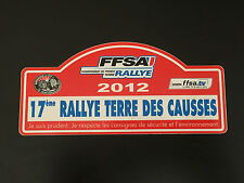 AUTOCOLLANT PLAQUE 17E RALLYE