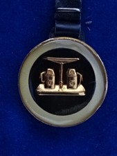 JOLI NIce RARE ! PORTE-CLES Key ring - ESSO CHARTRES - POMPE A ESSENCE Gas pump