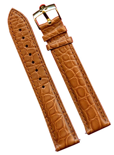 Gen alligator cognac marron - cognac,