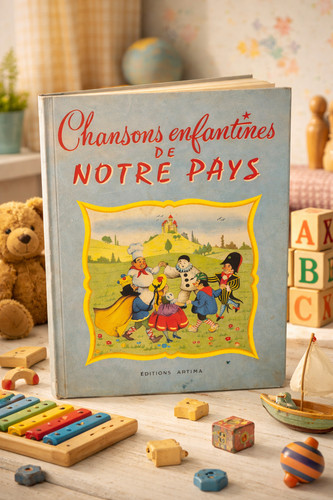 Ancien livre chansons - livre,