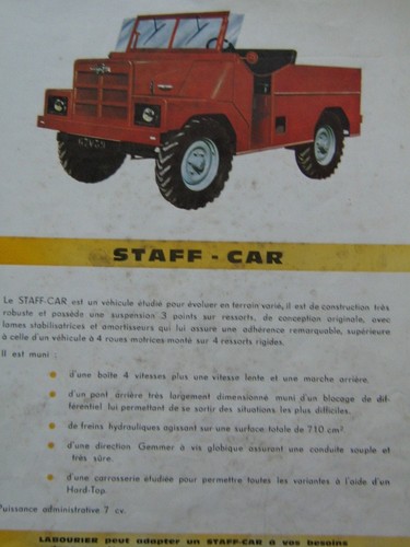 Prospectus labourier staff car - staff,