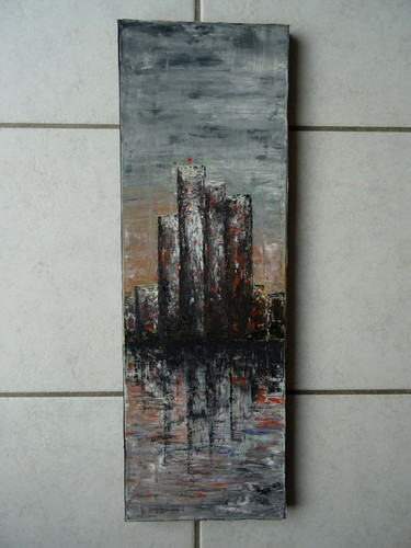 Tableau hst signée vers - , 1960