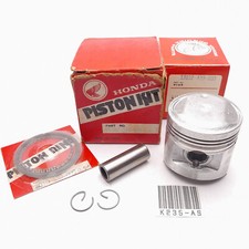 Honda GL125 Max Neotech Hawk 125 Piston Kit Set OS 0.25 NOS #1