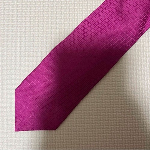 Hermes tie purple glossy - purple,