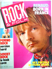 ROCK AND FOLK - N°  228 - MARS 1986 - REVUE ROCK AND FOLK - RENAUD - SEX PISTOLS