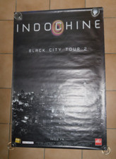 INDOCHINE AFFICHE ORIGINALE RARE format environ 77 X 117 cm BLACK CITY TOUR 2