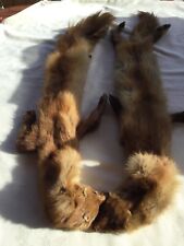 étole double en vison doré  Vintage