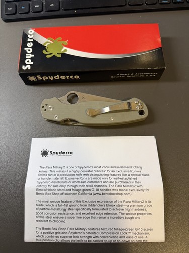 Spyderco paramilitary knife - spyderco, 2