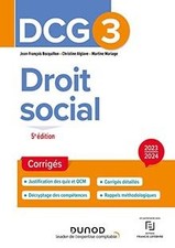 DCG 3, droit social 