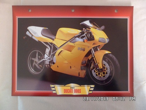 Carte fiche moto ducati 996 - carte, s