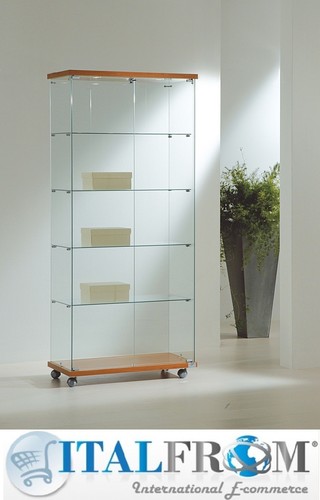 Vitrine avec des spots - vitrine,