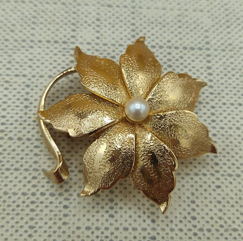 Bijou broche fleur - bijou,