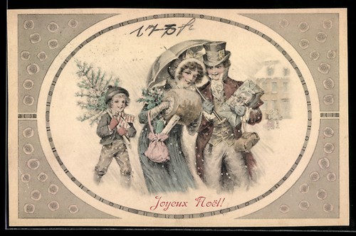 Carte postale famille traverse
