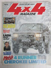 4X4 MAGAZINE n° 102 /Toyota 4 Runner-cherokee limited / Pajero / Lada diesel