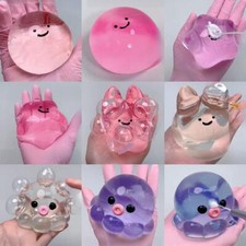 Boule de cristal faite maison, jouets à bulles et anti-stress, rebondissant lent