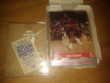 50 BOX CASE ISIAH THOMAS Detroit pistons 8x10 Card gloss NBA Hoops Action Photo 