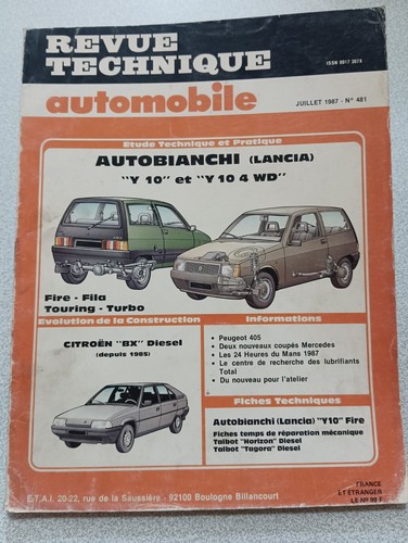 Rta revue technique - revue, automobile