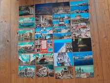 Lot  24 cartes postales Italie Palerme Marsala Venise Ravenna Savonna
